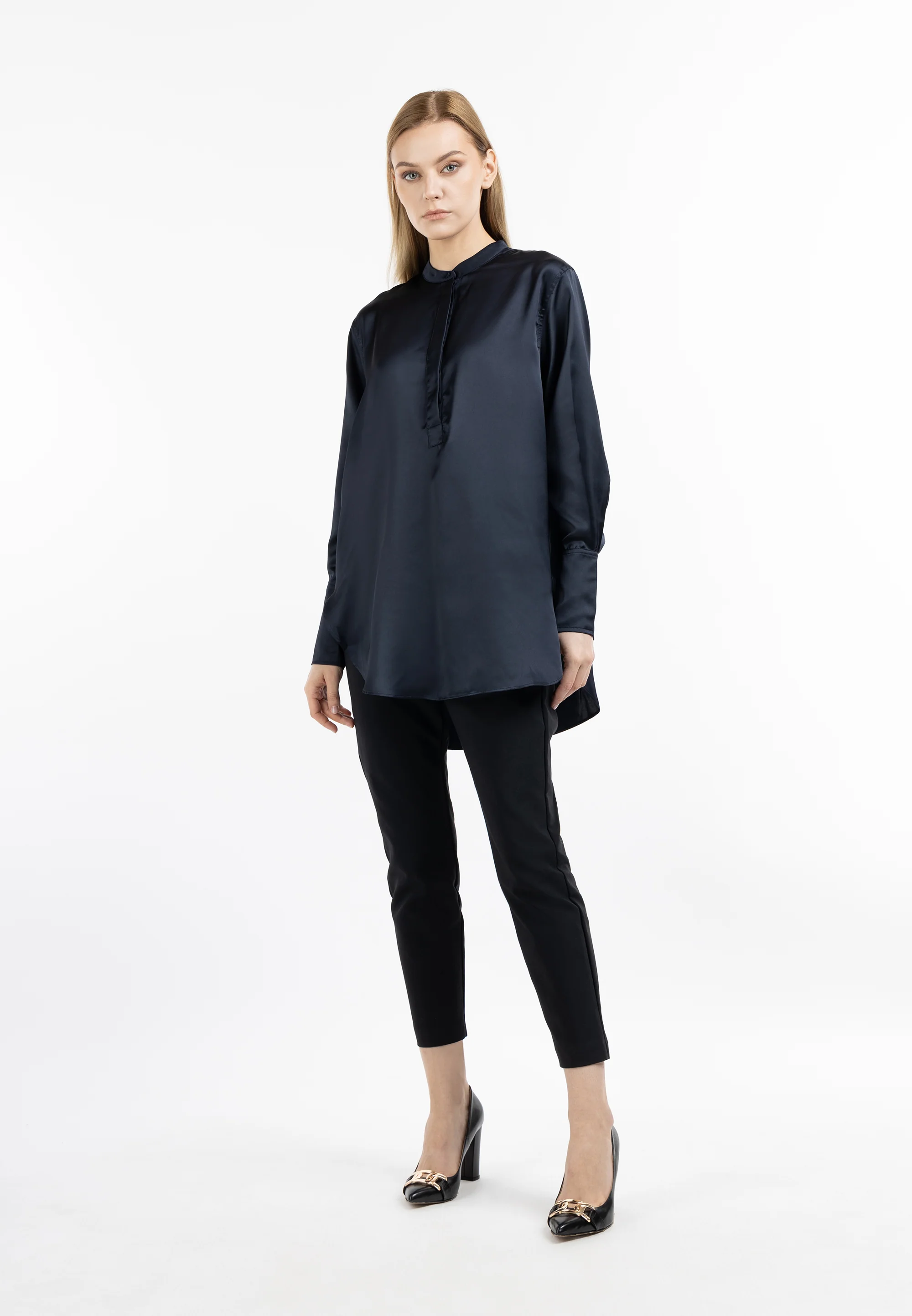 DreiMaster Klassik Women's Long Sleeve Blouse - Image 11