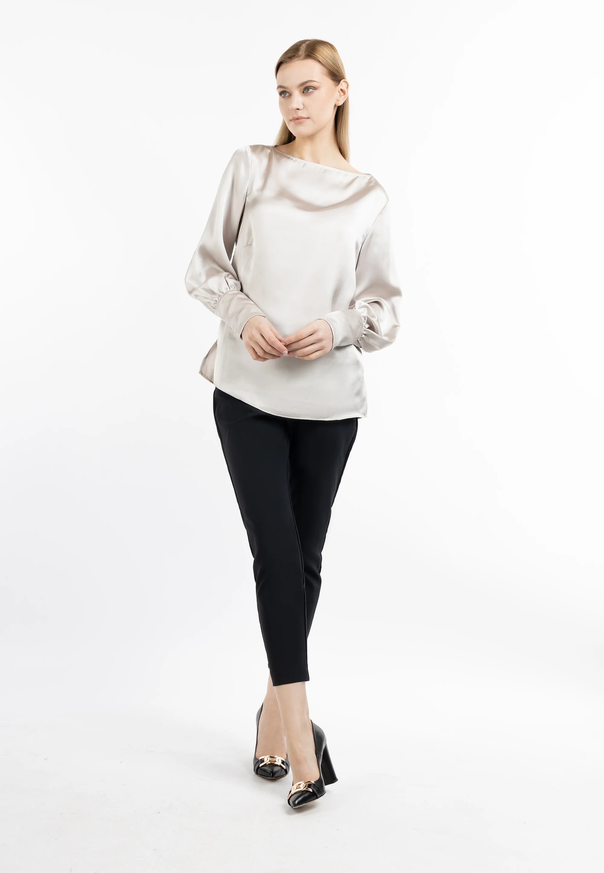 DreiMaster Klassik Women's Long Sleeve Blouse - Image 11