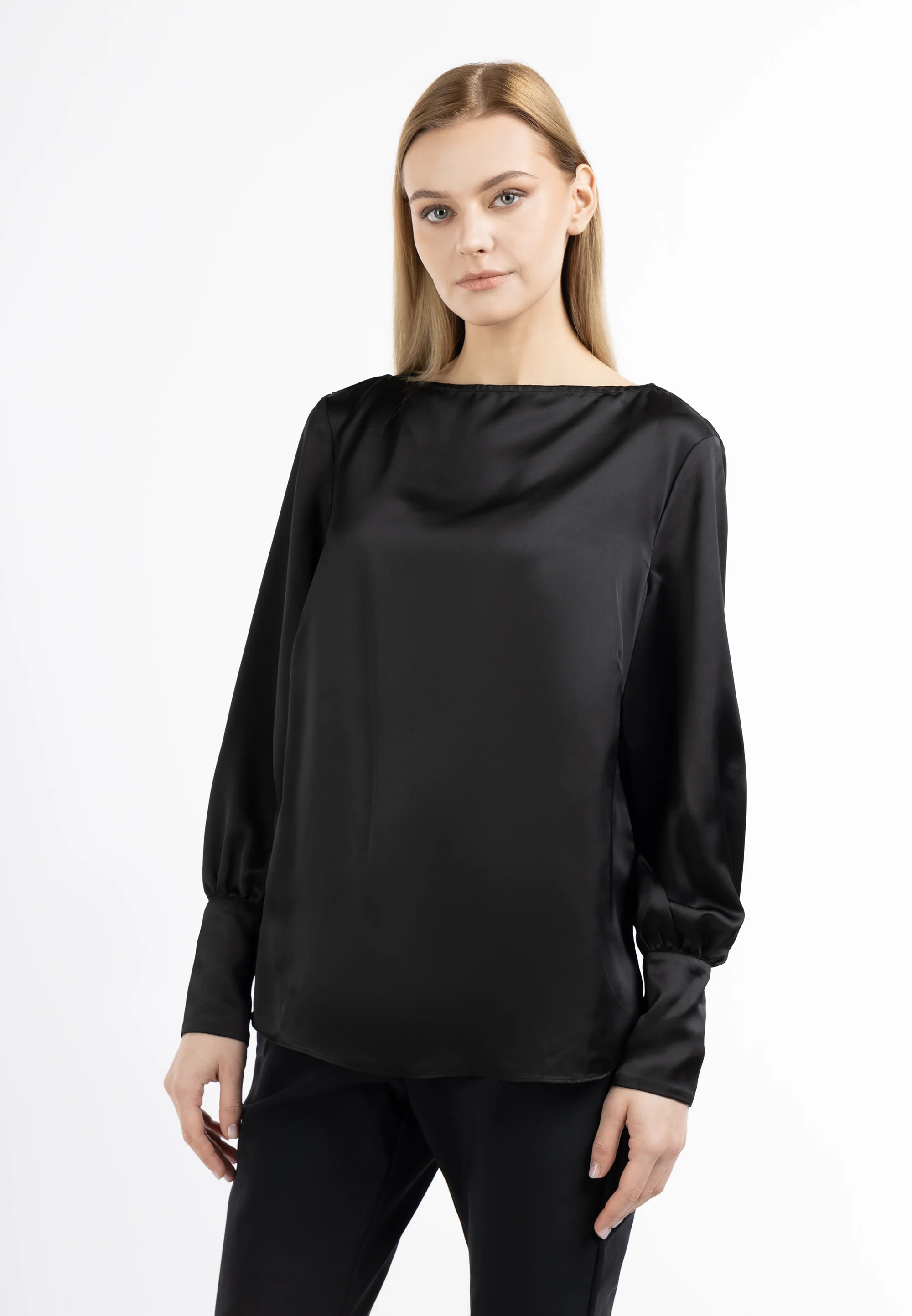 DreiMaster Klassik Women's Long Sleeve Blouse - Image 3