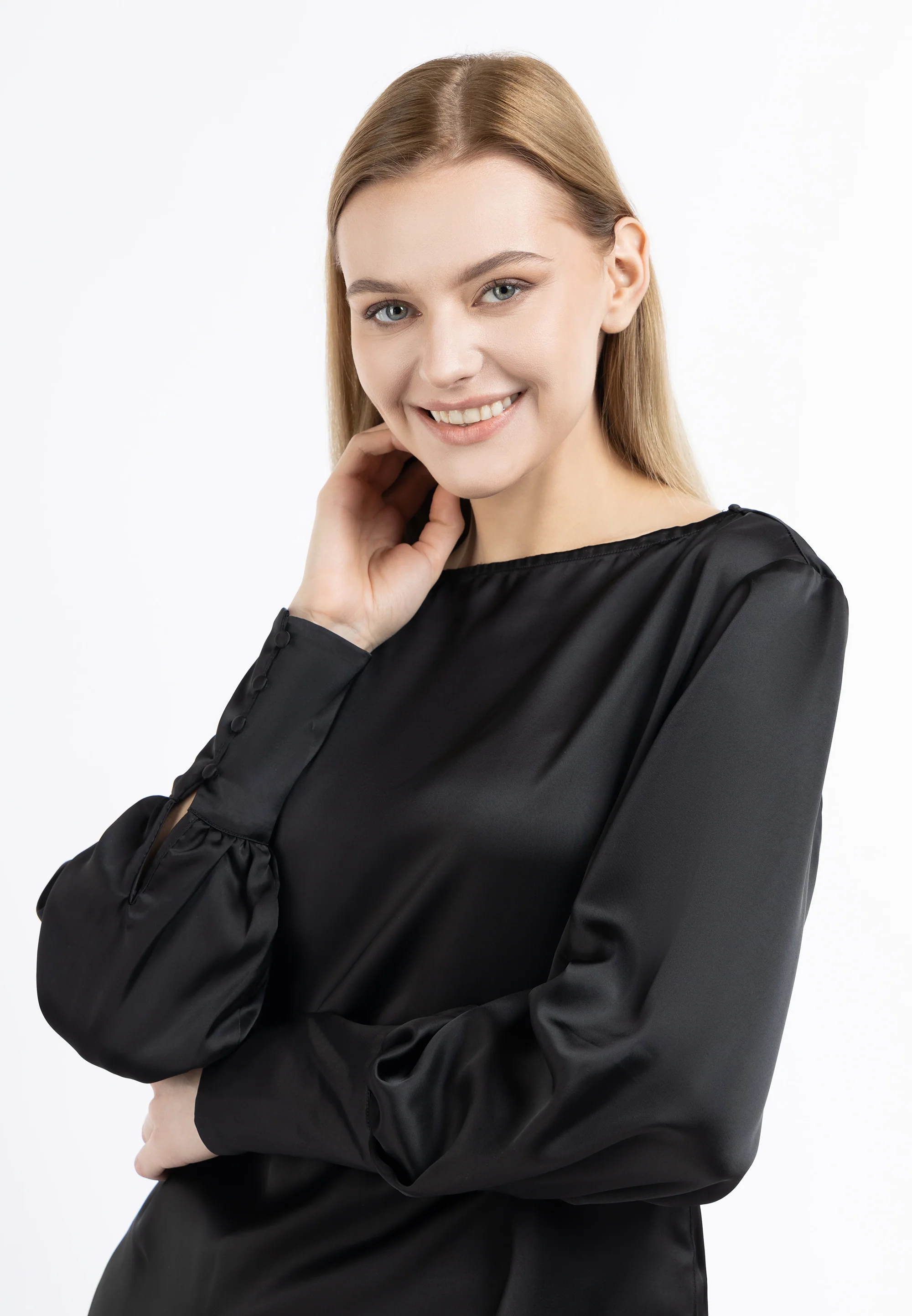 DreiMaster Klassik Women's Long Sleeve Blouse - Image 5