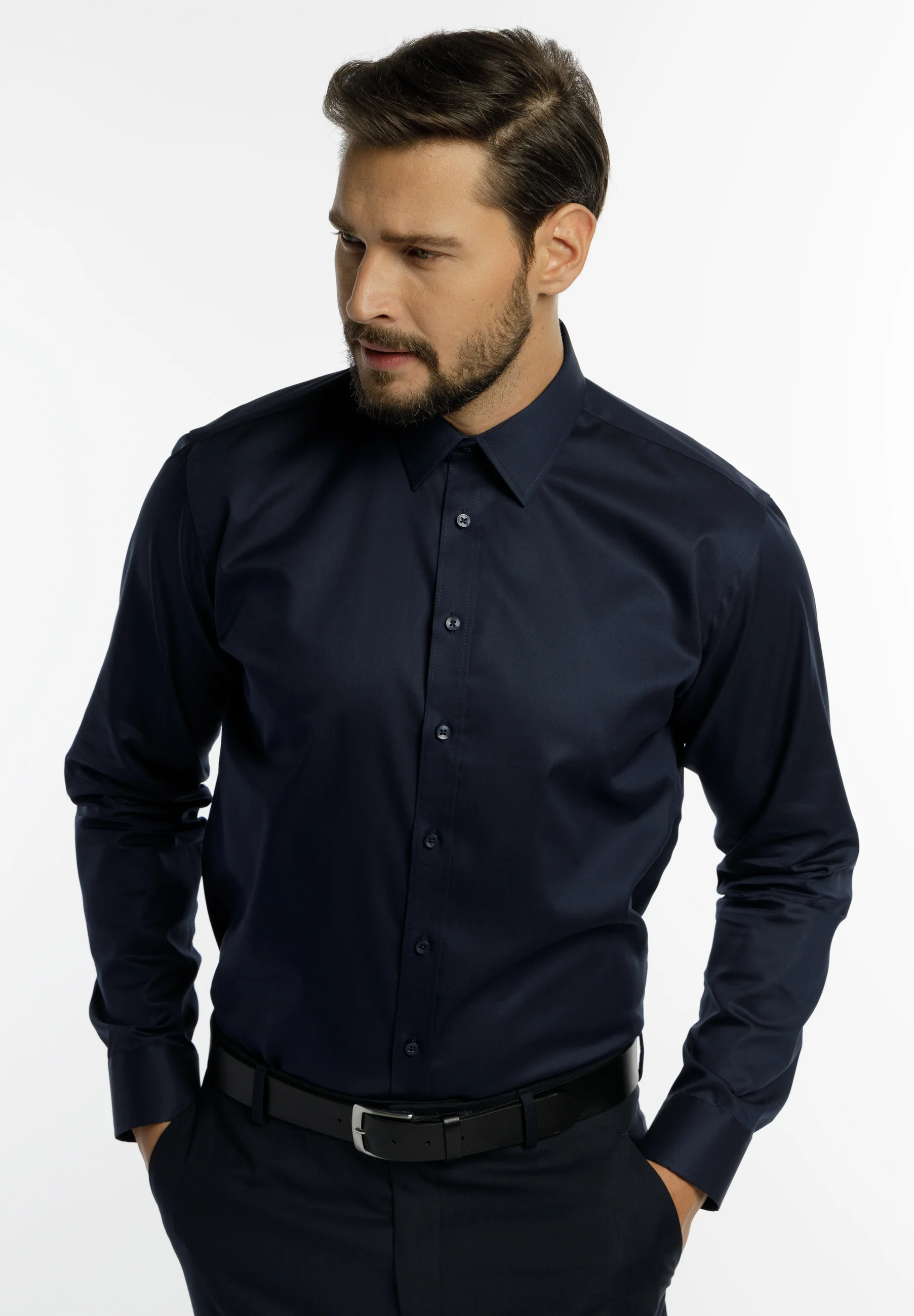DreiMaster Klassik Men's Fashionable Business Shirt - Image 3