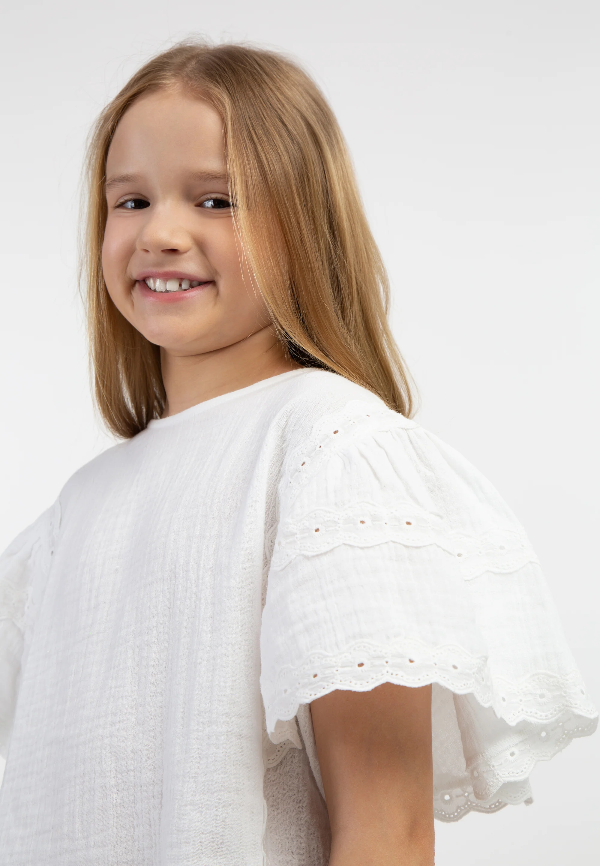 DreiMaster Blouse Shirt With Lace - Image 5