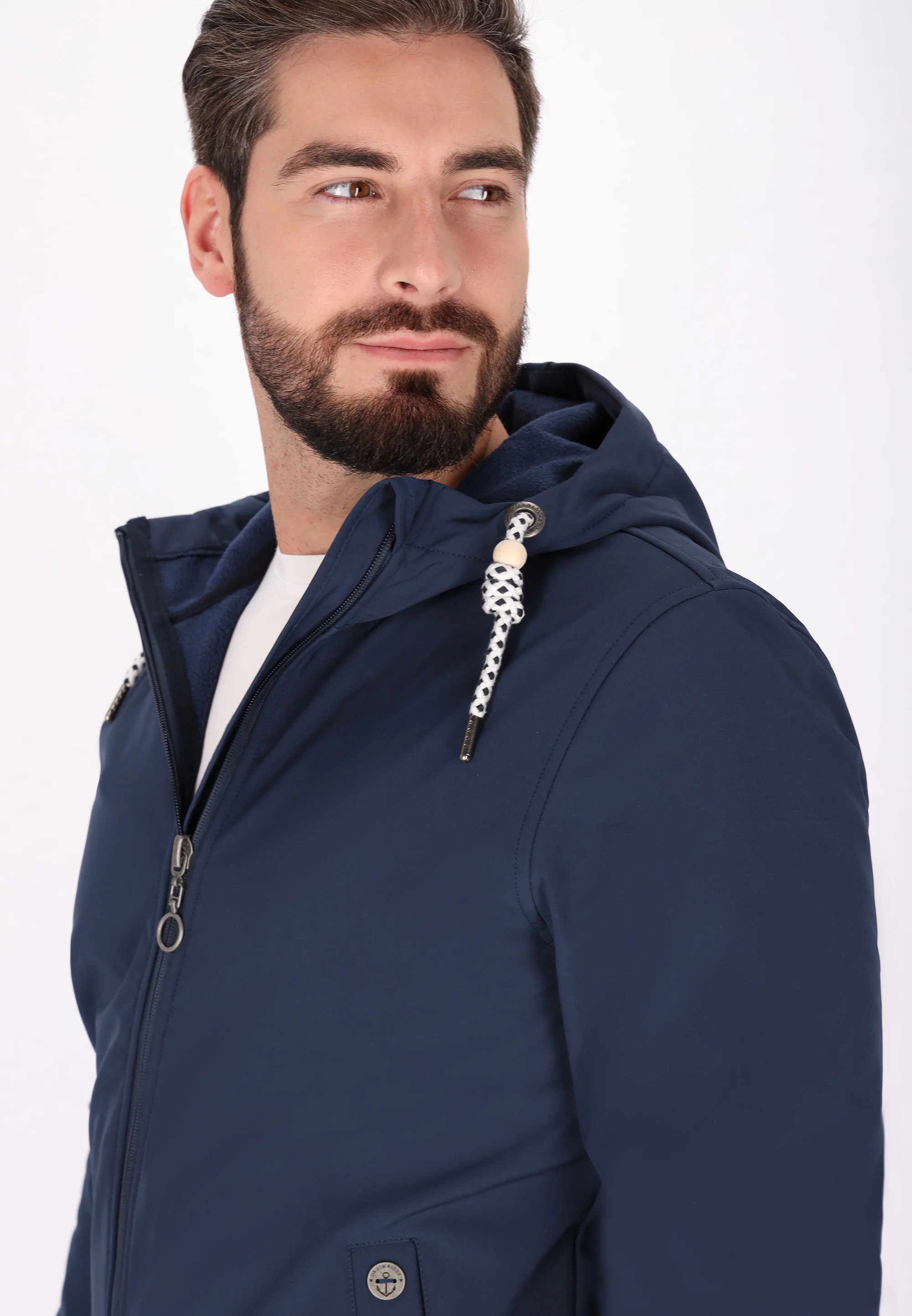 DreiMaster Maritim Men's Softshell Blouson - Image 5