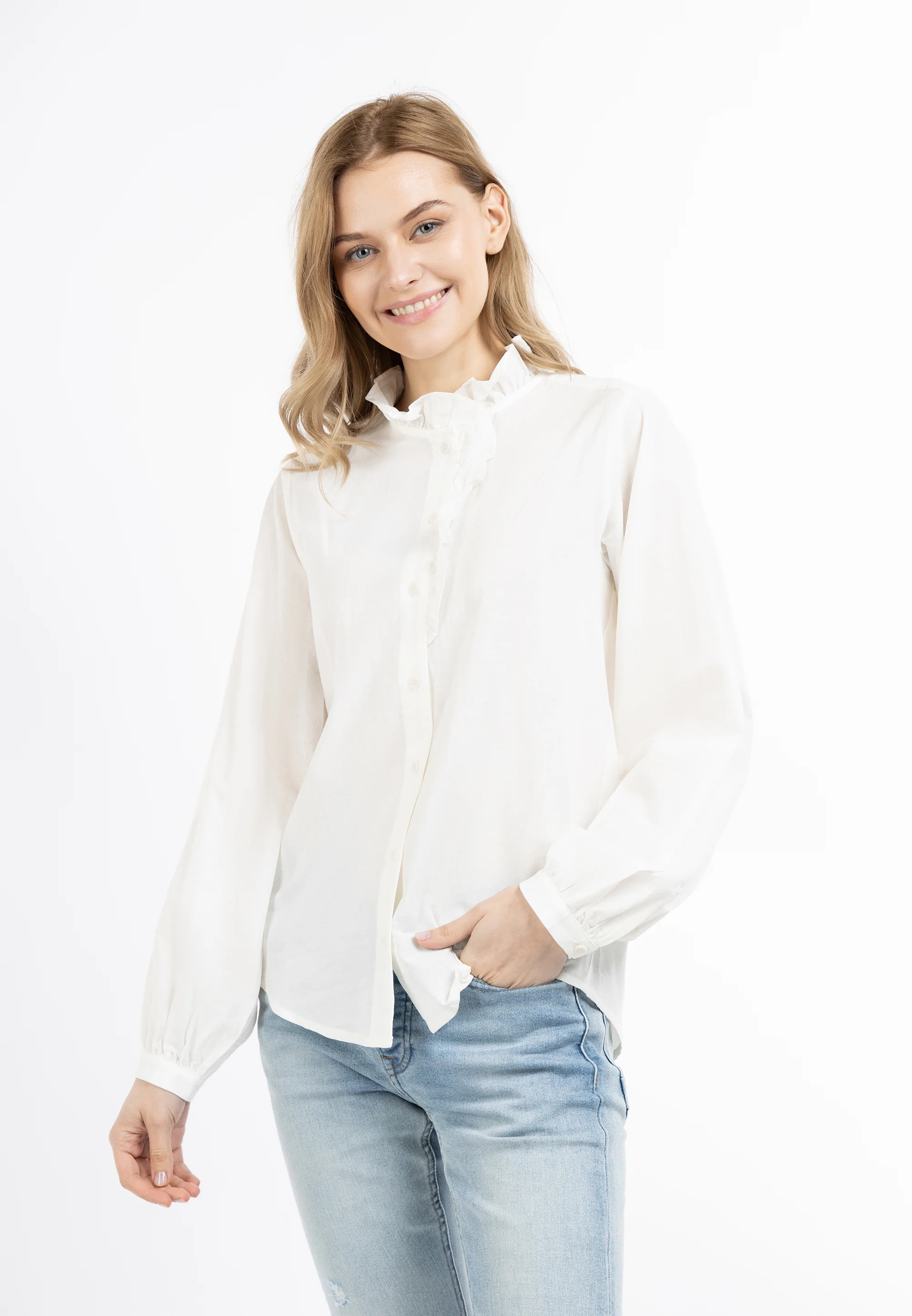 DreiMaster Vintage Women's Long Sleeve Blouse - Image 13