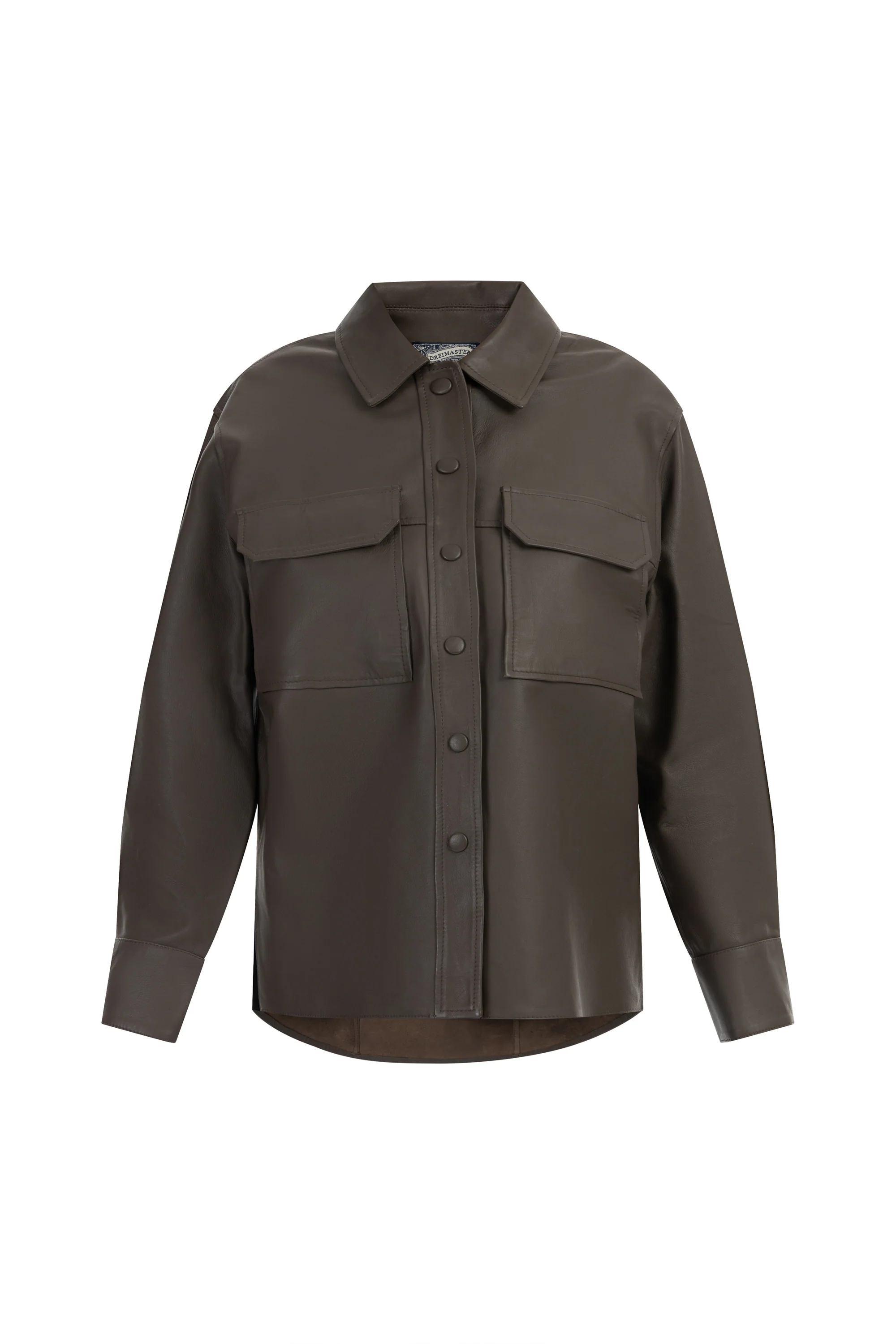 DreiMaster Vintage Women's Leather Shirt - Image 7