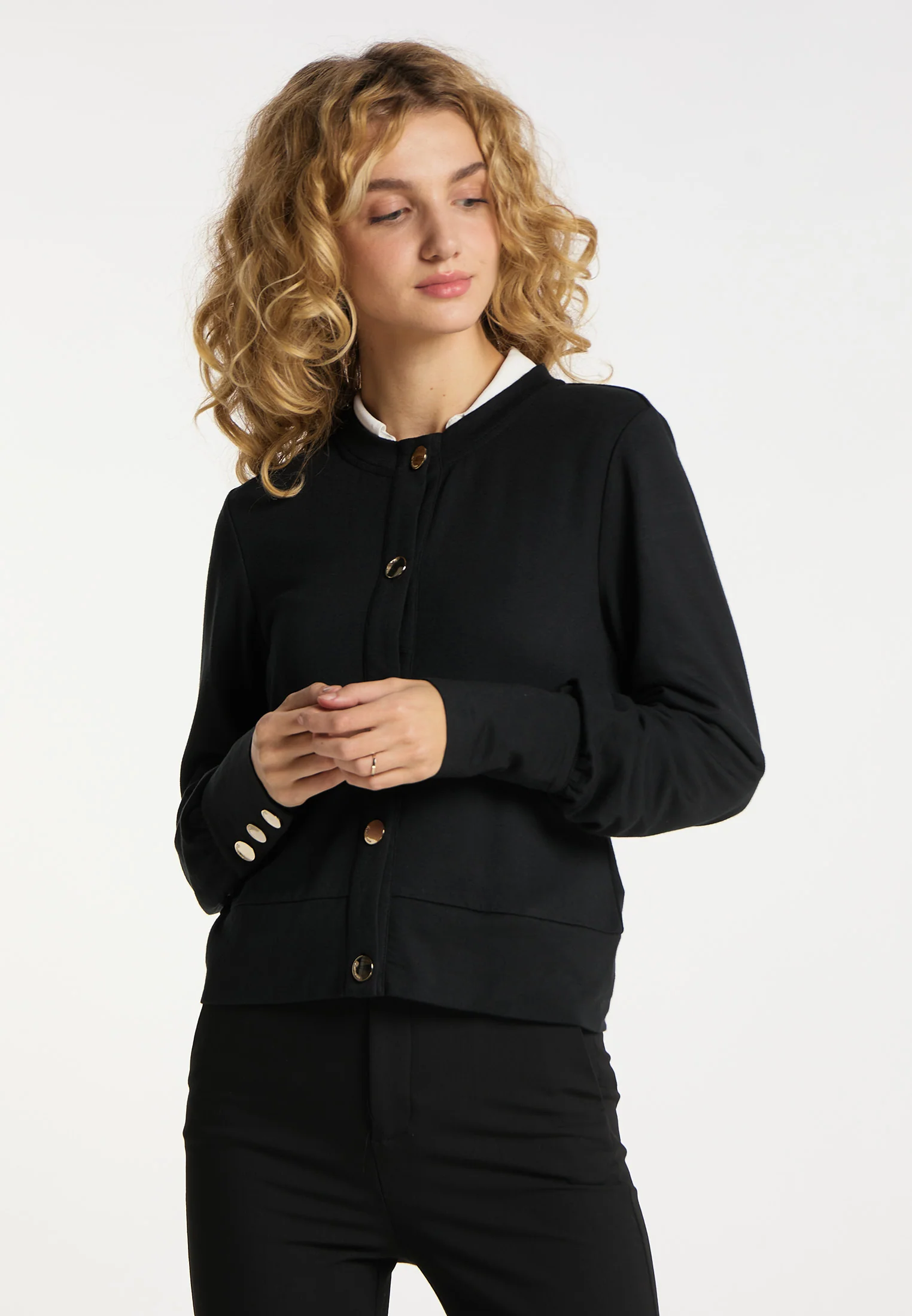 DreiMaster Klassik Women's Jersey Cardigan - Image 3