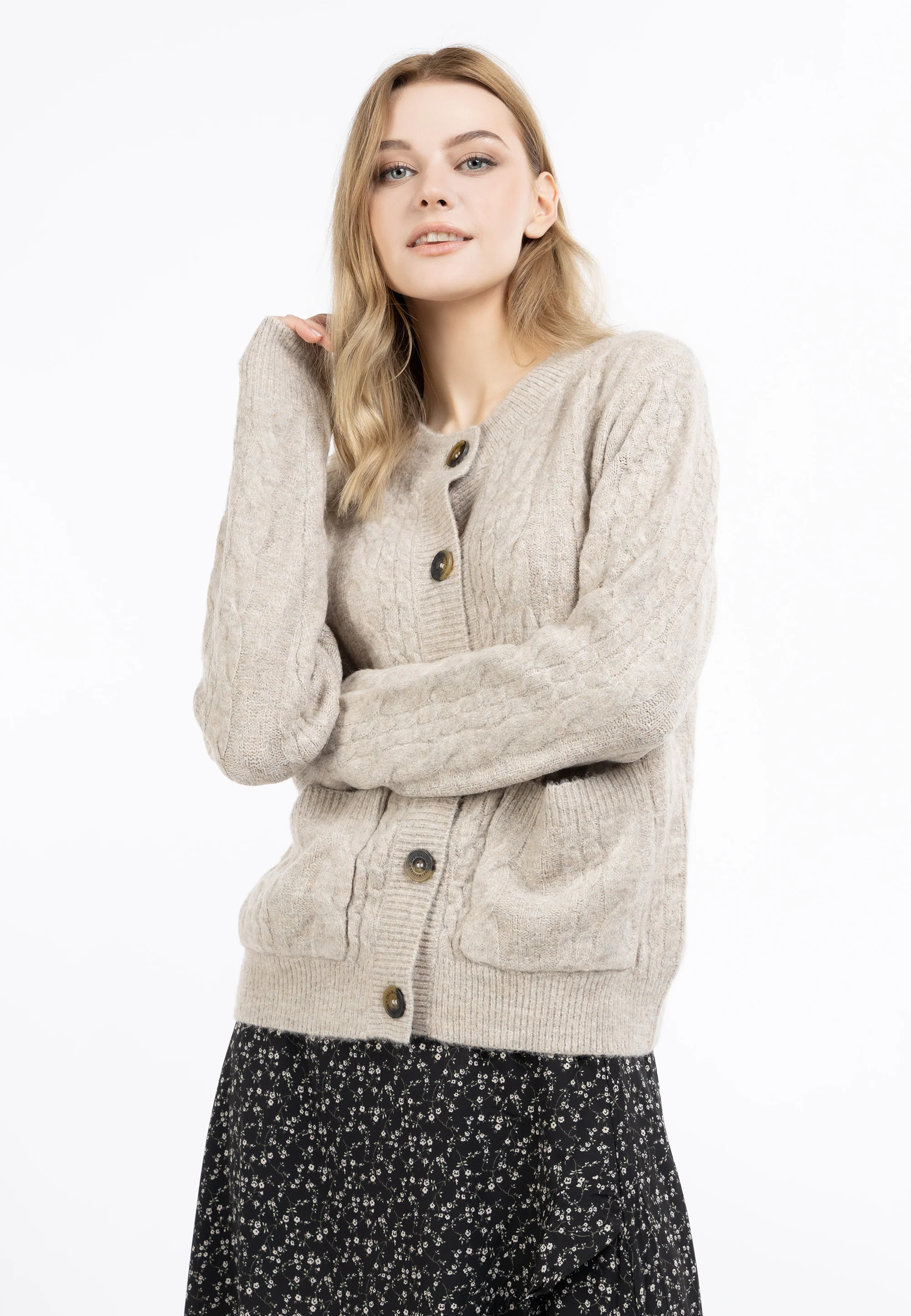 DreiMaster Vintage Women's Cardigan With Button - Image 3
