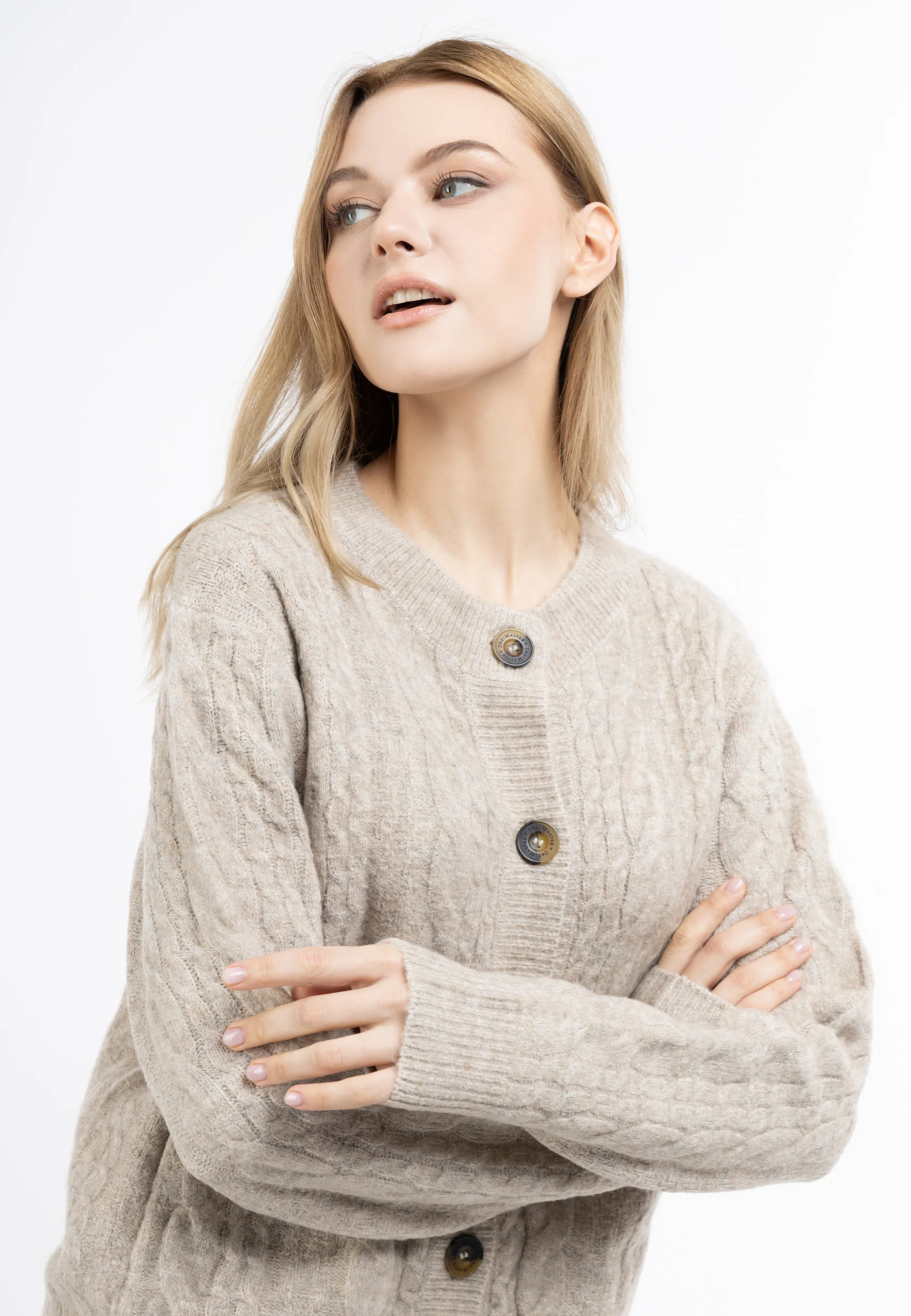 DreiMaster Vintage Women's Cardigan With Button - Image 5
