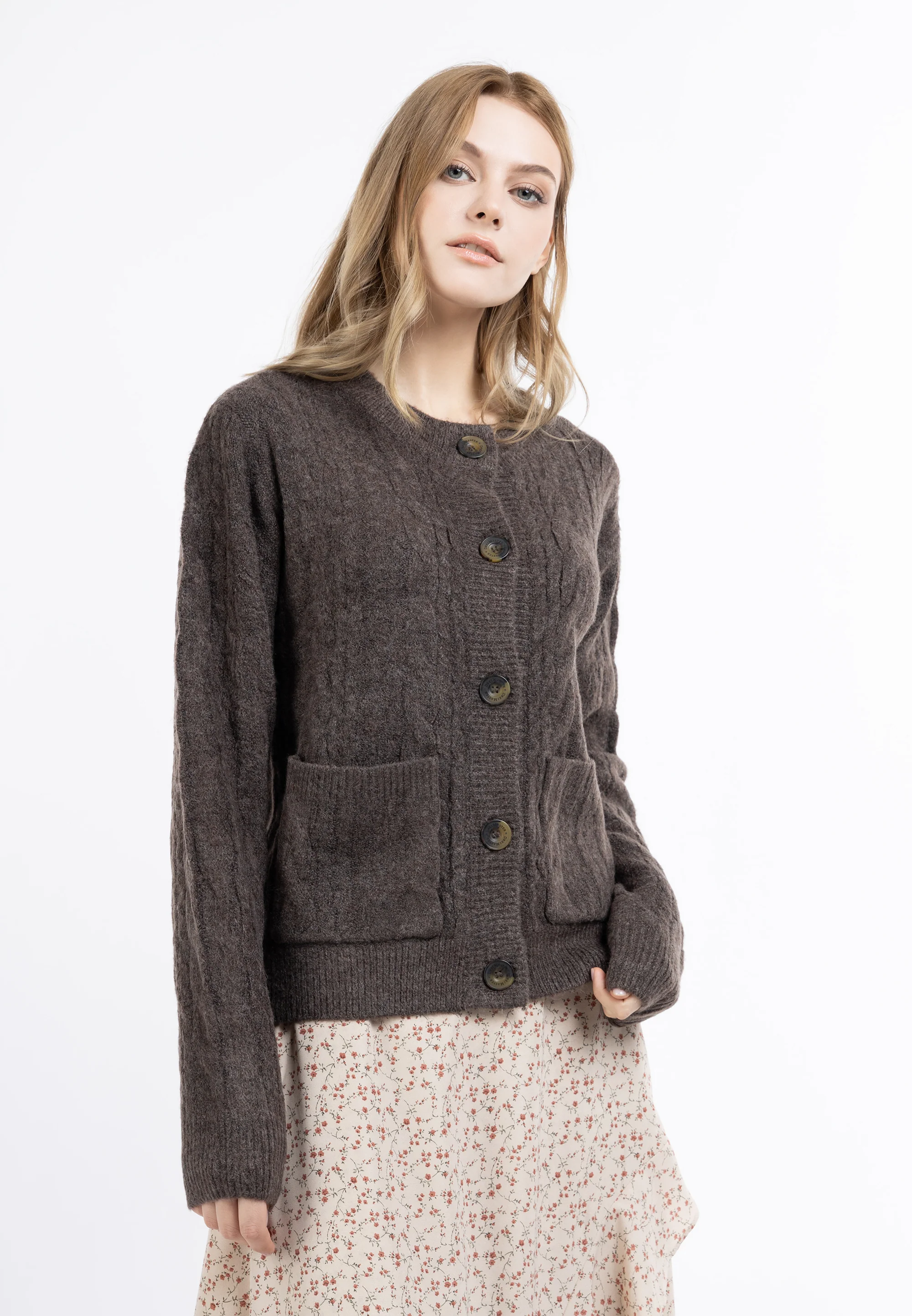 DreiMaster Vintage Women's Cardigan With Button - Image 8