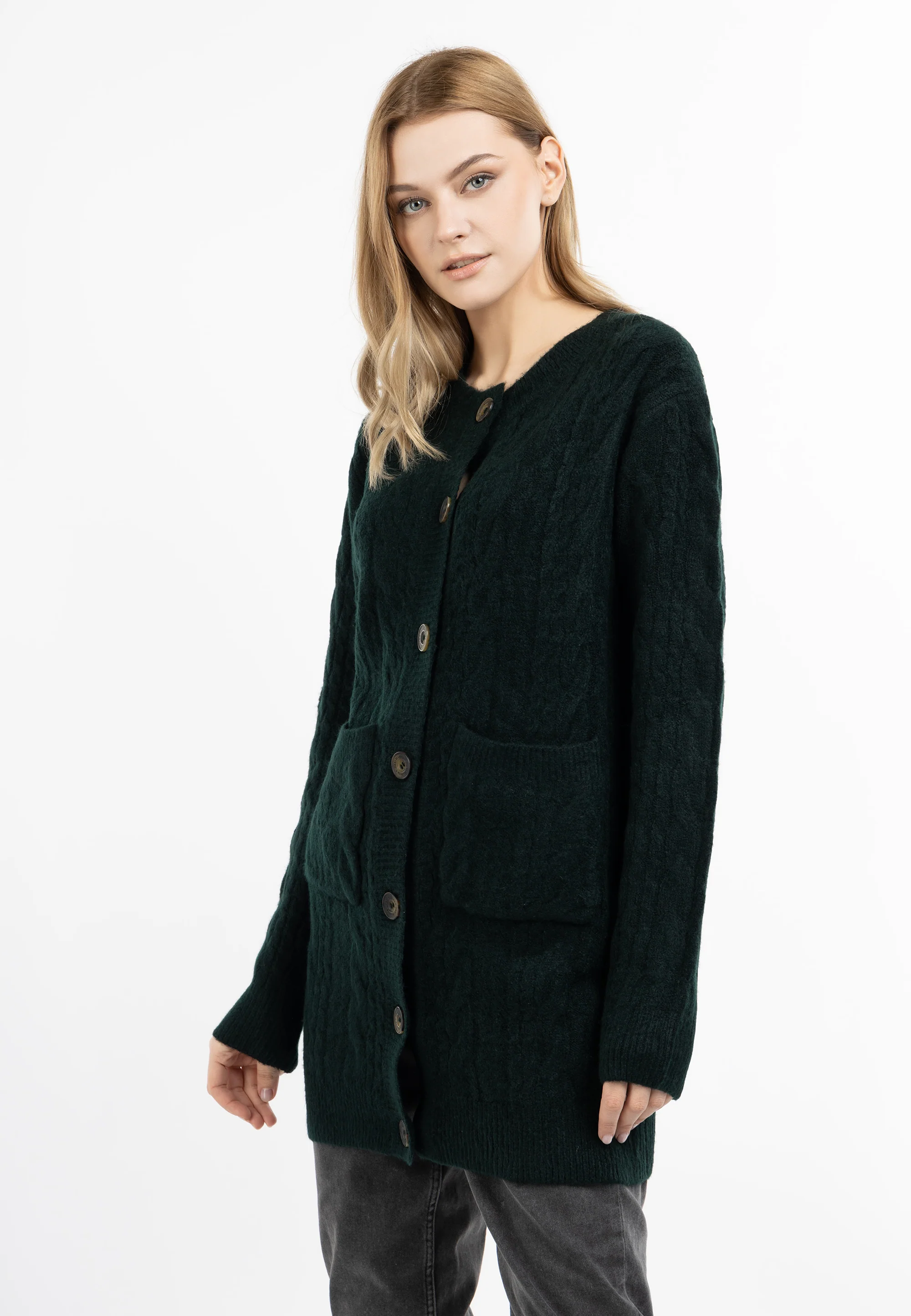 DreiMaster Vintage Women's Cardigan With Button - Image 13