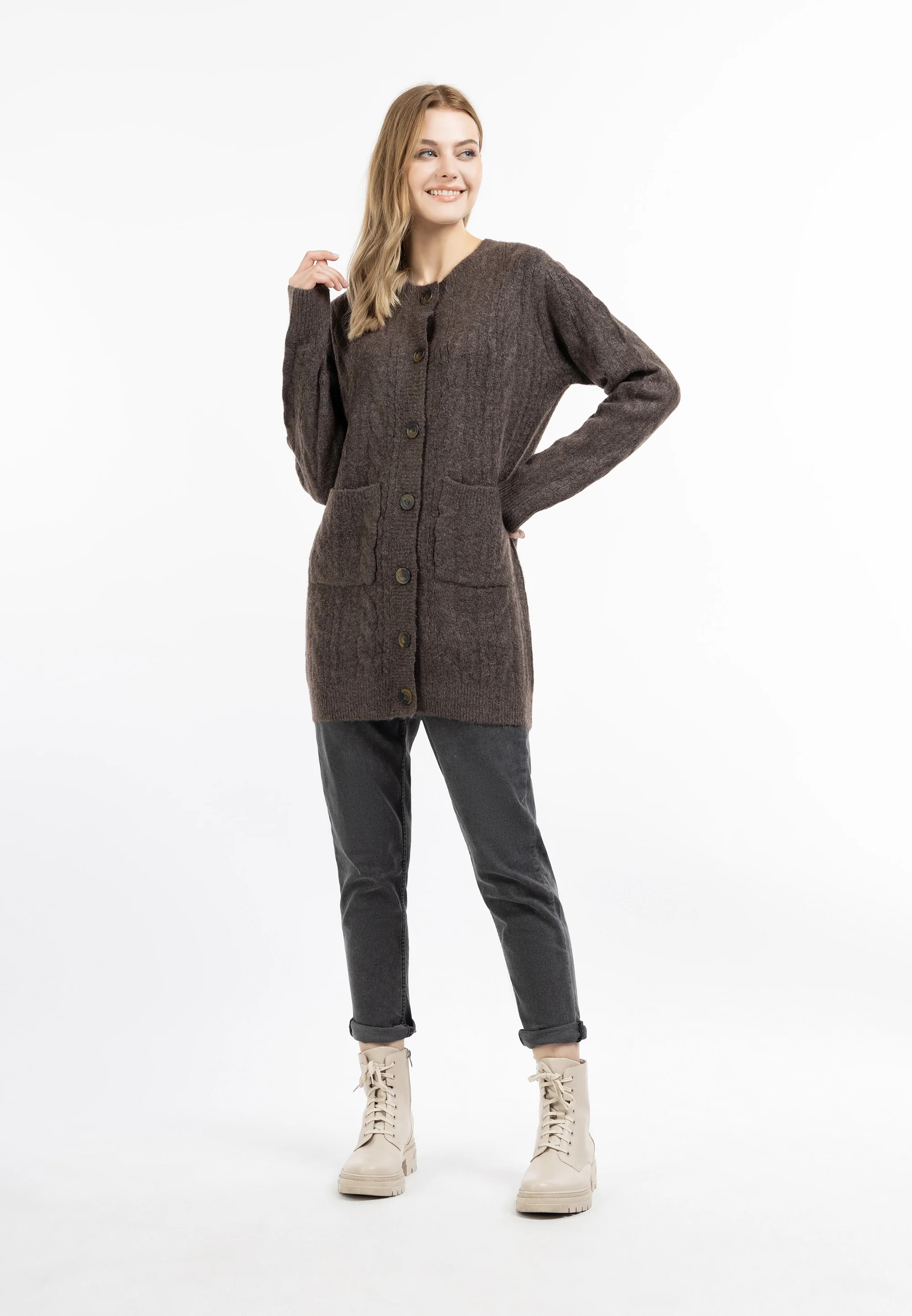 DreiMaster Vintage Women's Cardigan With Button - Image 6