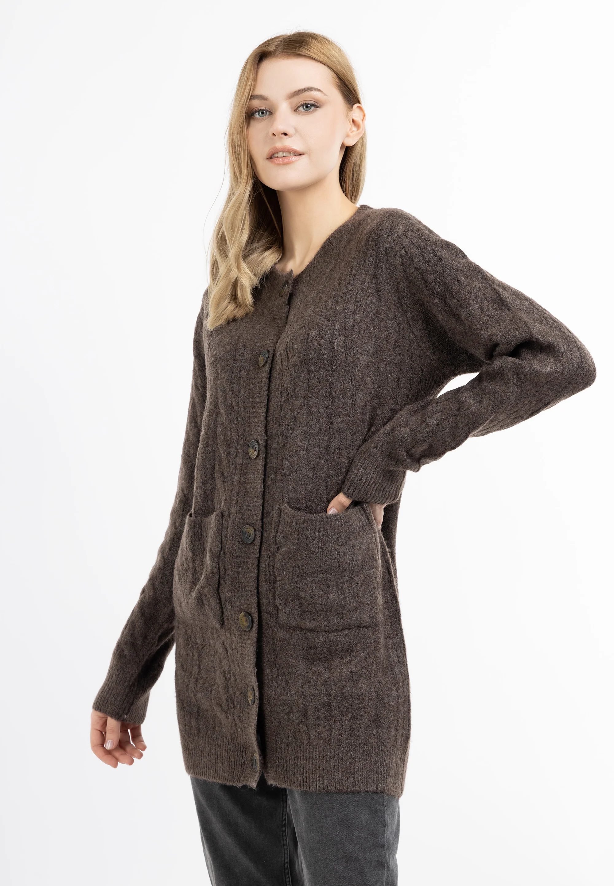 DreiMaster Vintage Women's Cardigan With Button - Image 8