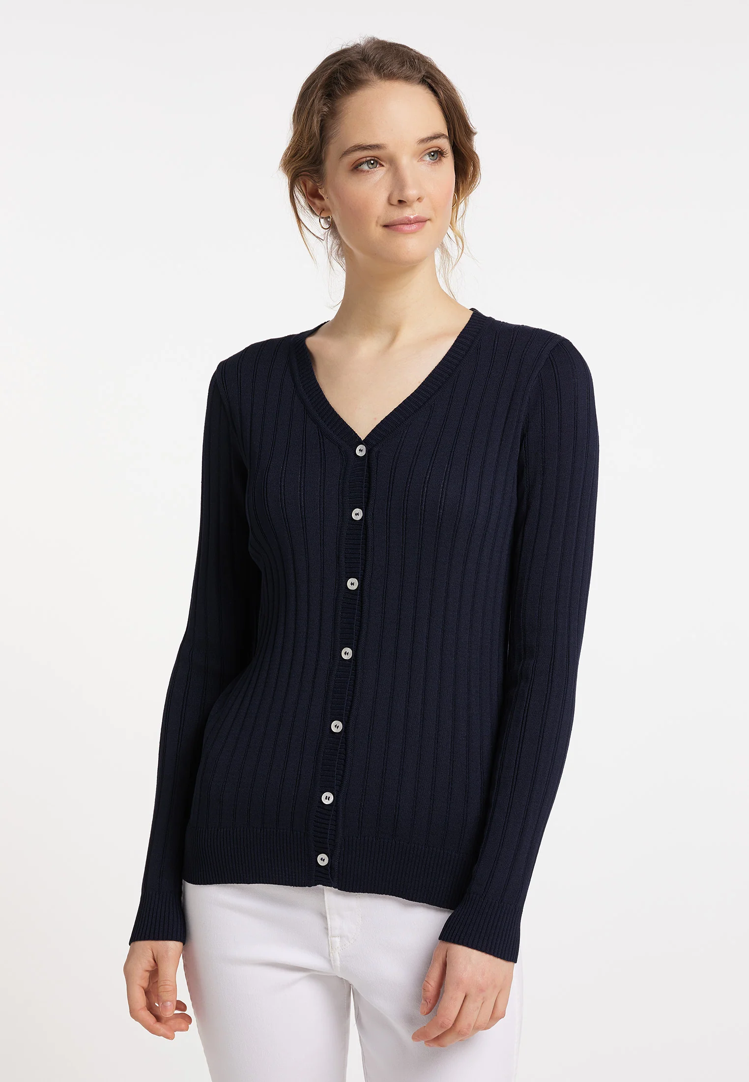 DreiMaster Maritim Women's Cardigan With Button - Image 3