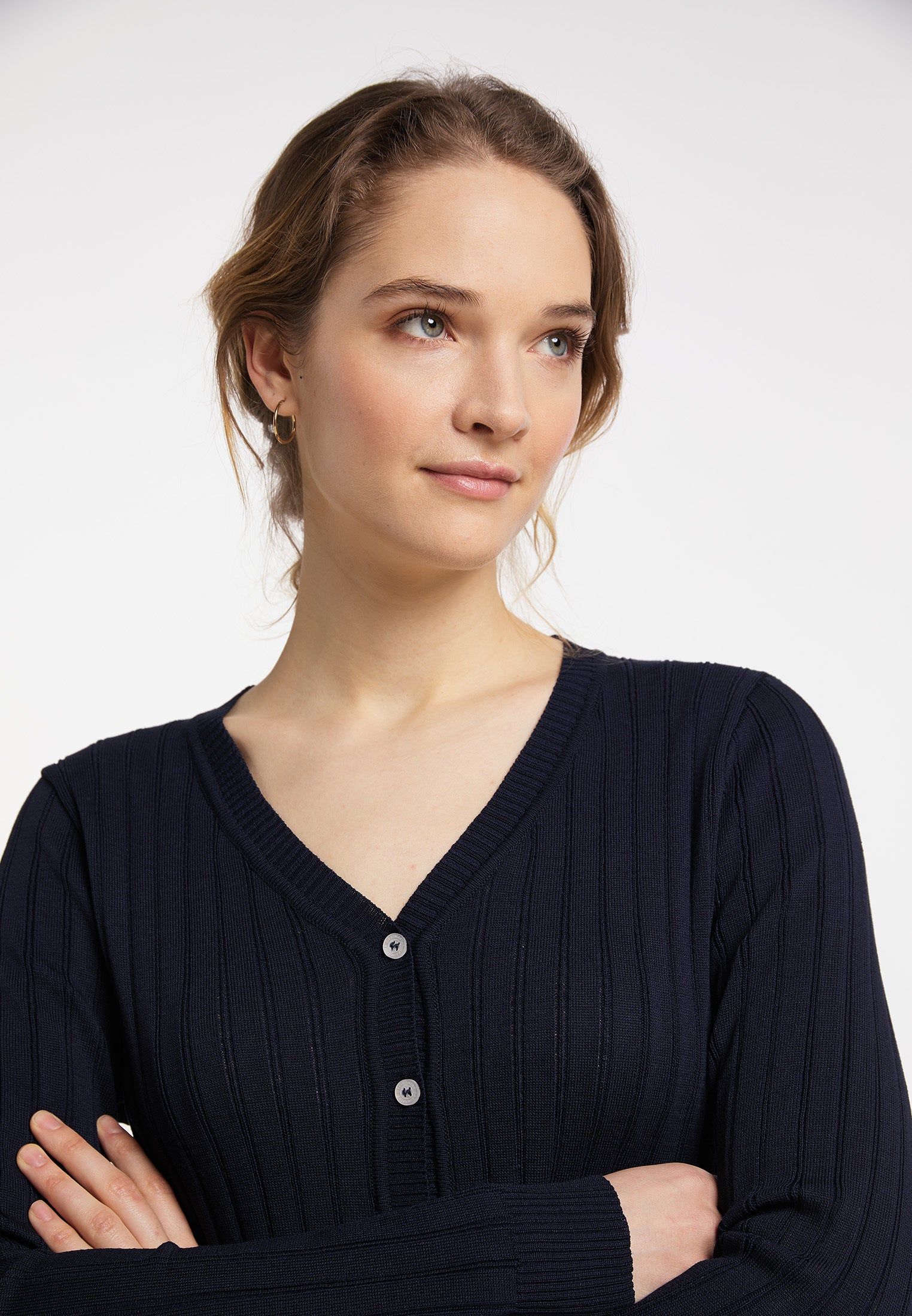 DreiMaster Maritim Women's Cardigan With Button - Image 5