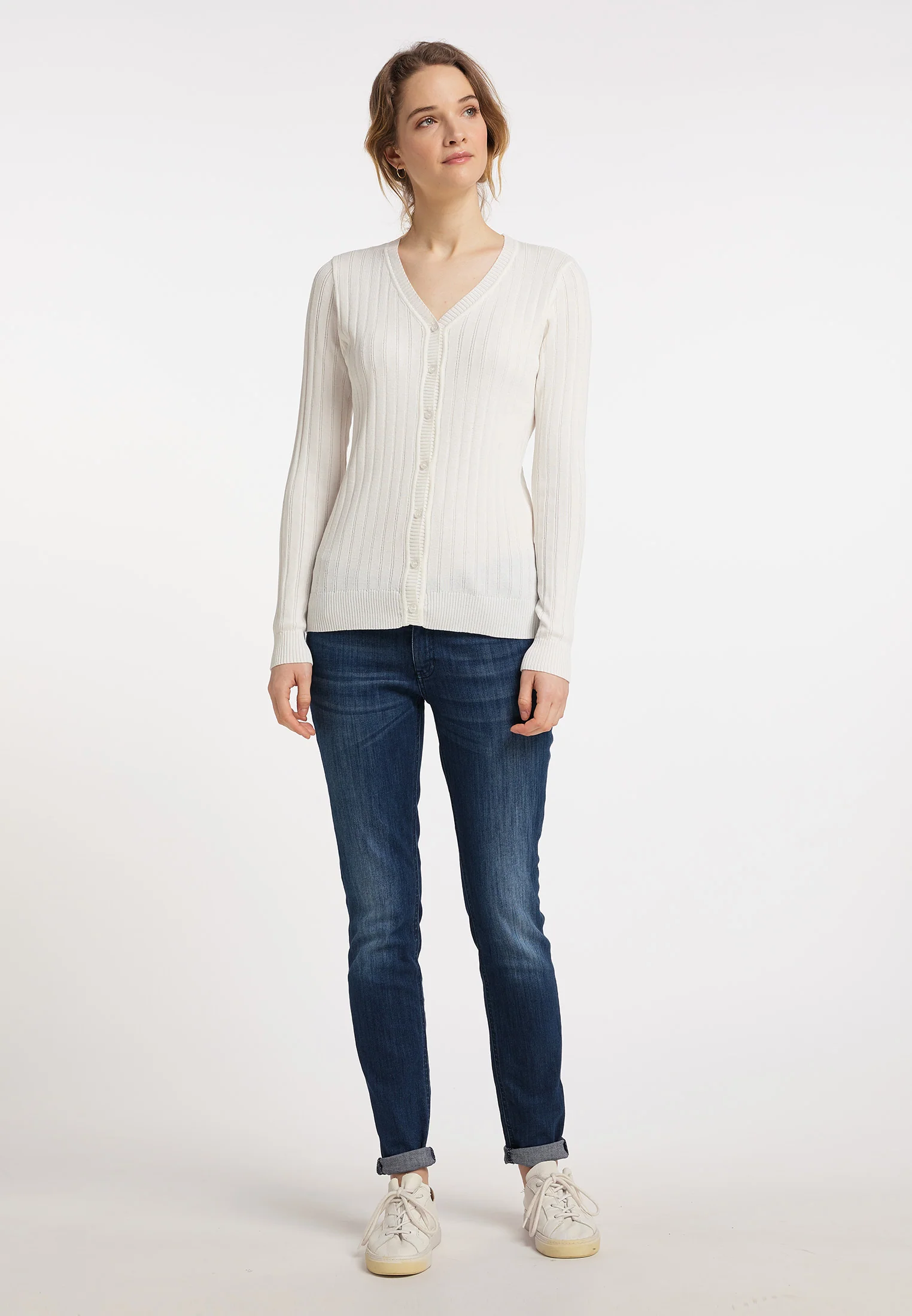 DreiMaster Maritim Women's Cardigan With Button - Image 6