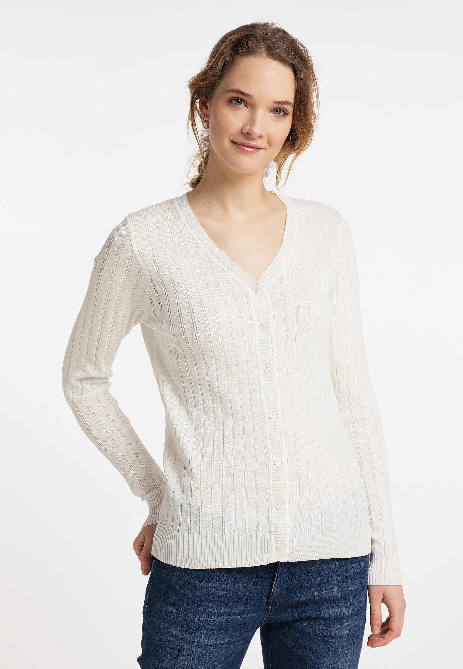 DreiMaster Maritim Women's Cardigan With Button - Image 8