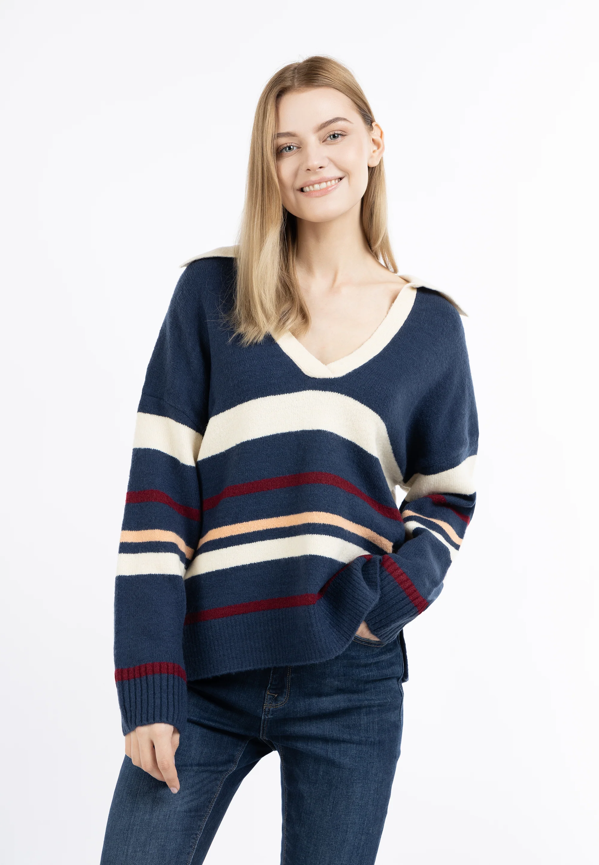 DreiMaster Maritim Women's Knitted Sweater - Image 3